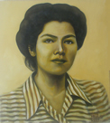 Abuela Hermosina Reyes Lizana - Pintora Victoria Andrea Muñoz Serra