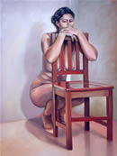 Detrás de la silla - Painter Victoria Andrea Muñoz Serra