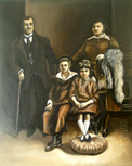 Matrimonio Abuelos. Familia Ramón Salvador Serra Mateu - Laura Ester Fuentes Salvi - Pintora Victoria Andrea Muñoz Serra