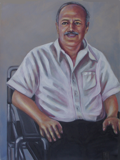 Papá Carlos Enrique Muñoz Reyes - Painter Victoria Andrea Muñoz Serra